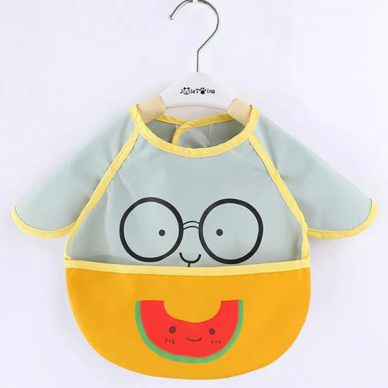 Mother, Baby And Child Waterproof Bib Overalls, Bib Skirt And Mouth Gown