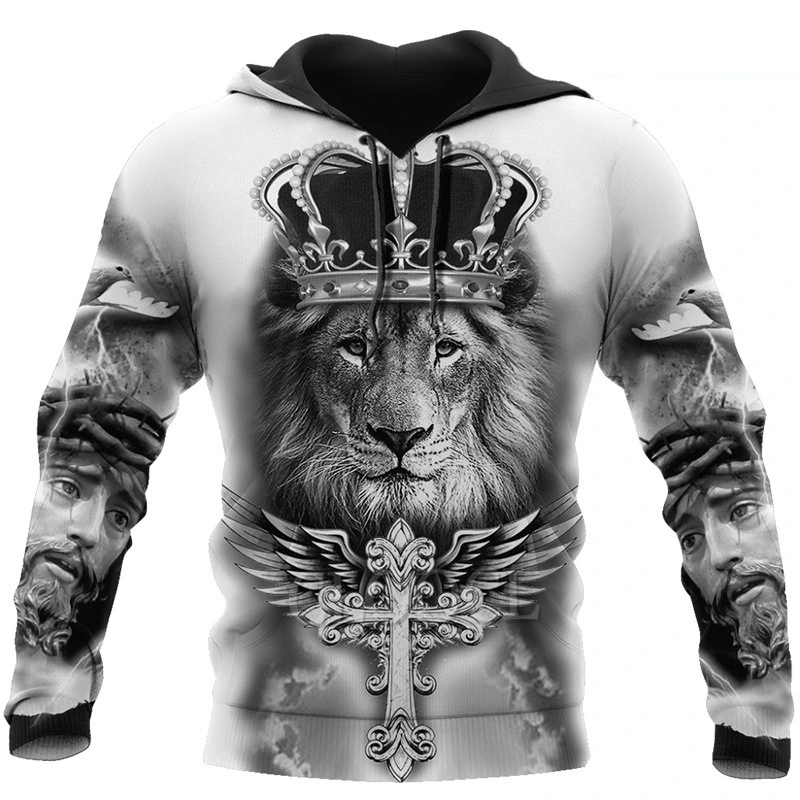 Printed Hoodie Fashion Casual Men's Sweatshirt