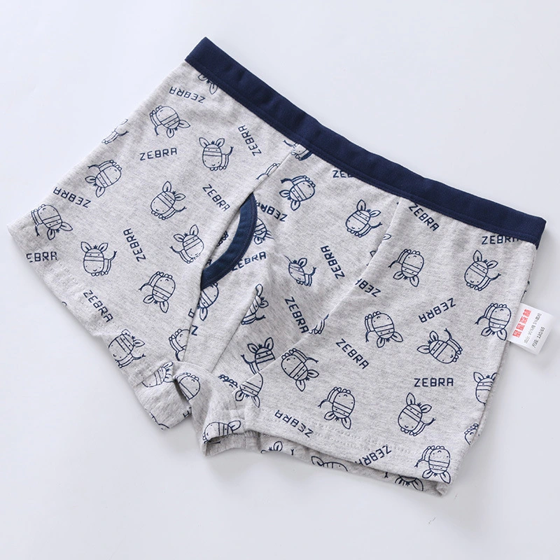 Children's Underwear Cartoon Pure Cotton Boxer Boxer Briefs Baby Middle-aged Children's Shorts