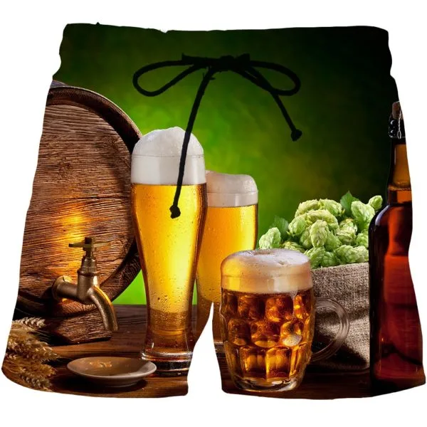 Shorts Casual 3d Digital Printing Beach Pants Men's Shorts