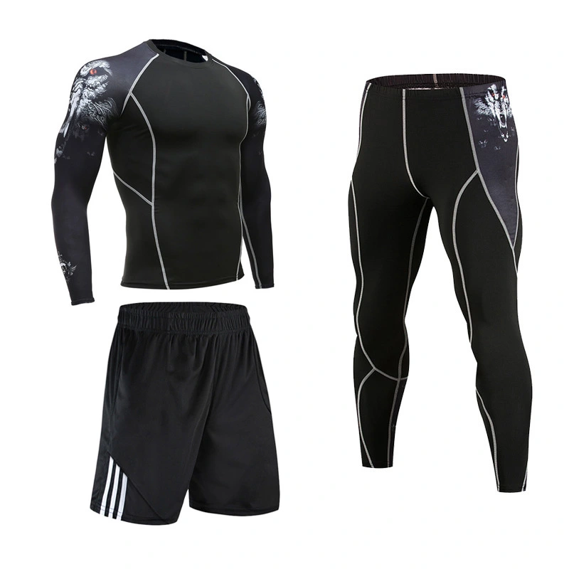 Sports Suit Men's Tights Basketball Running Suit