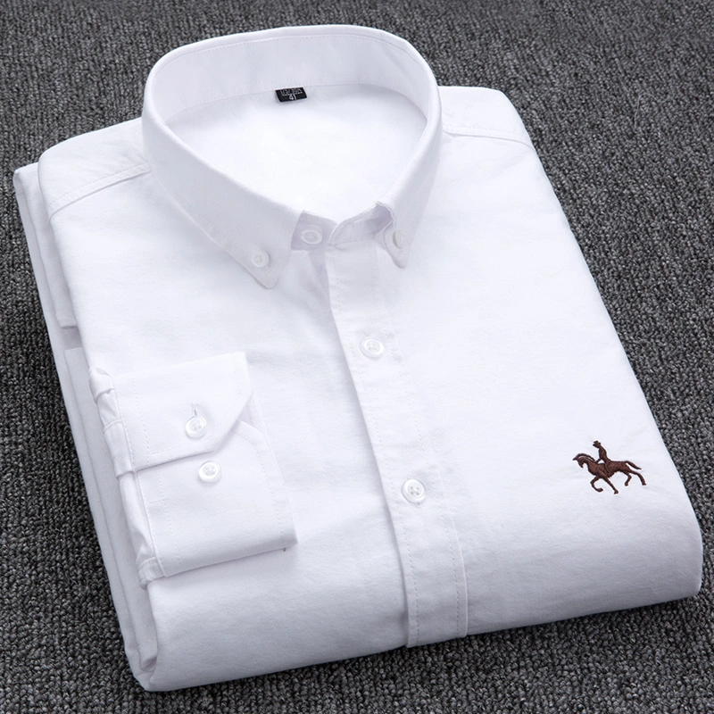 Mens cotton oxford casual shirt