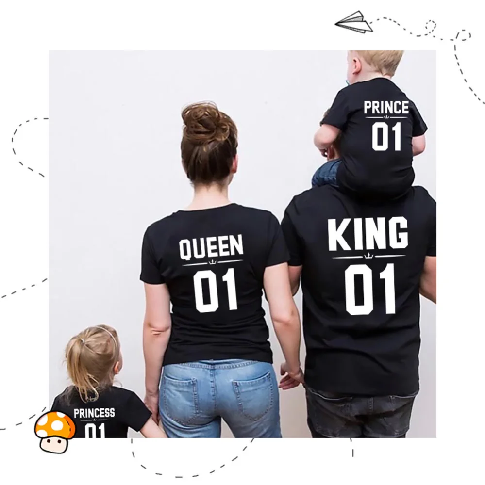 Summer New Parent-Child Wear Couple Parent-Child Wear Short-Sleeved T-Shirt