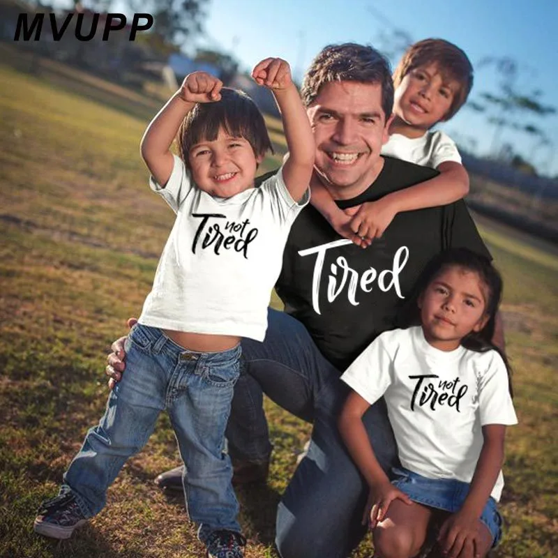 European And American Summer Fashion Parent-Child Short-Sleeved T-Shirt Family Wear