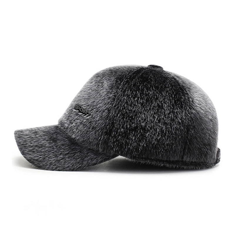 Middle-aged And Elderly Men's Imitation Mink Cap