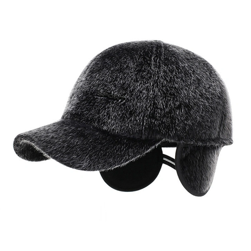 Middle-aged And Elderly Men's Imitation Mink Cap