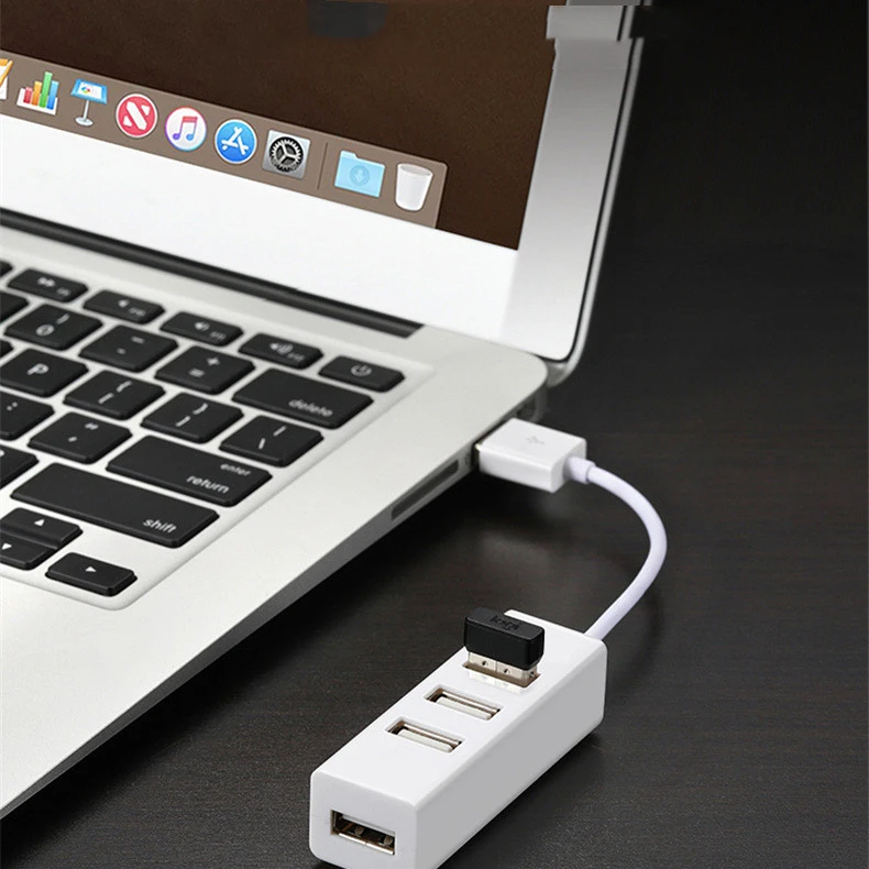 One For Four Docking Station Notebook Computer Splitter HUB 4 Port Hub