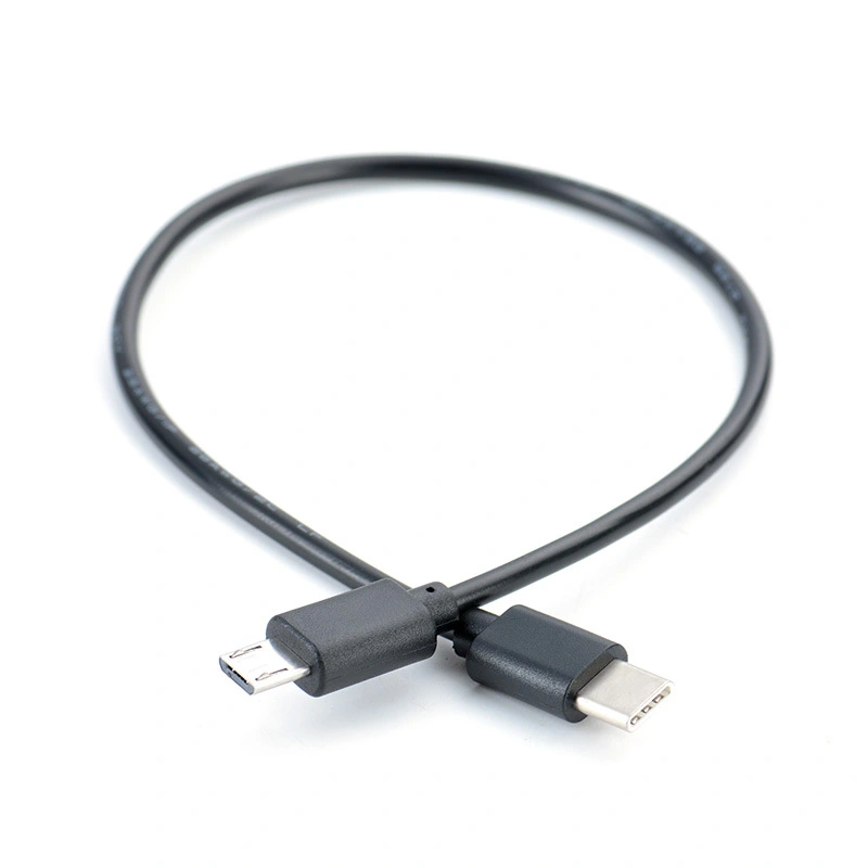 Reverse Charging Type-c To Micro Male To Male Otg Data Cable