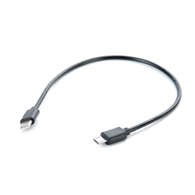 Reverse Charging Type-c To Micro Male To Male Otg Data Cable