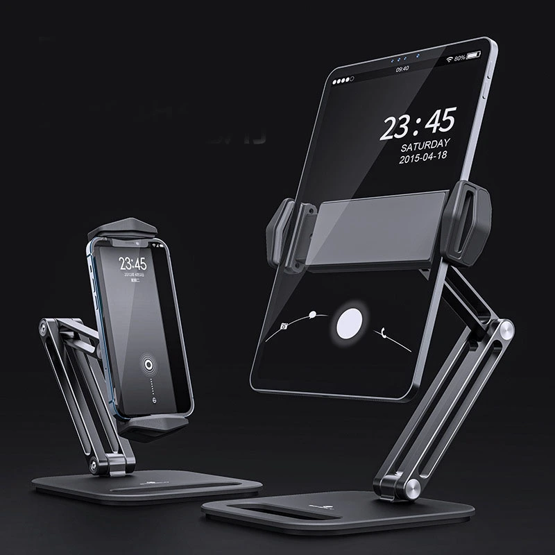 Folding Height Adjustable 2-in-1 Lazy Phone Holder