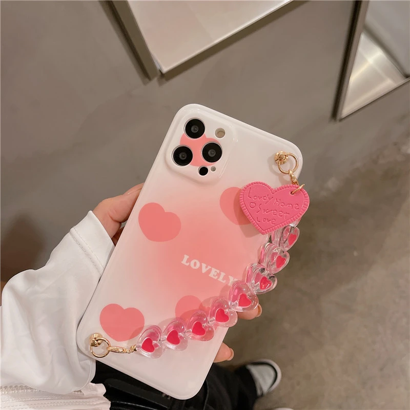 Gradient Love All-inclusive Phone Case