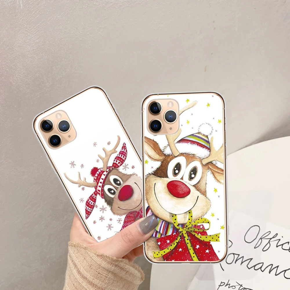 Christmas transparent phone case