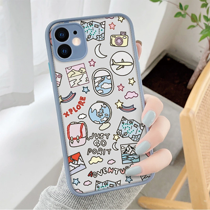 All-inclusive Silicone Mobile Phone Case Cute Painted