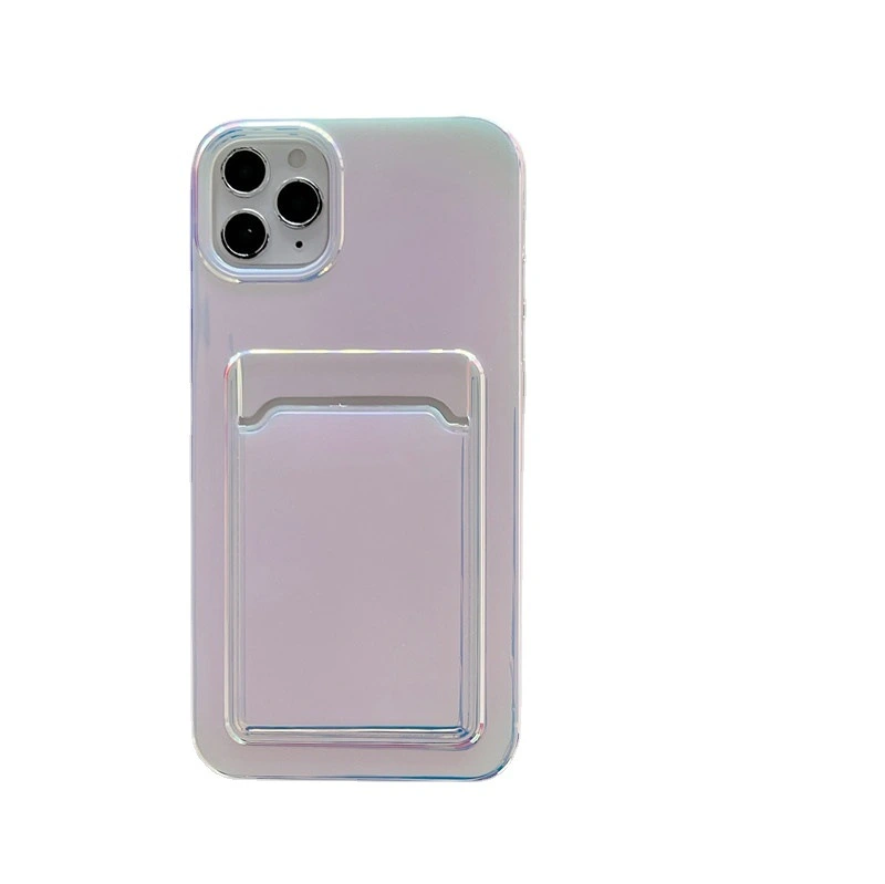 Compatible with Apple , Colorful Laser Card Case Phone Case All Inclusive