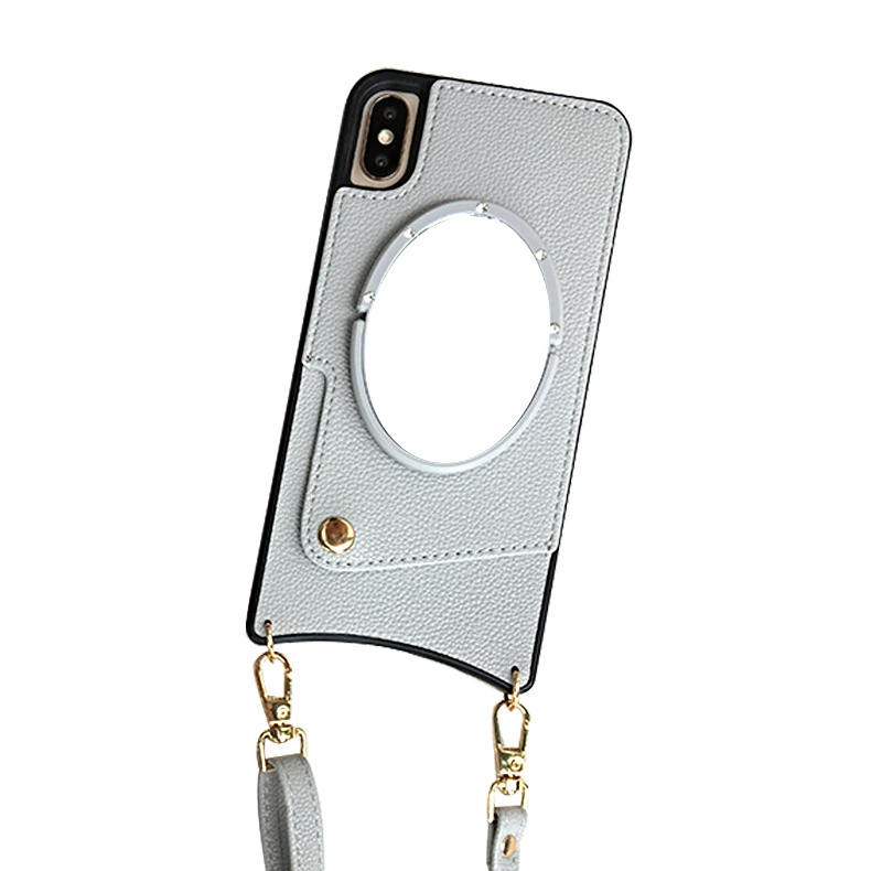 Diagonal Lanyard Phone Case Card For Fishtail TPU Phone Holster