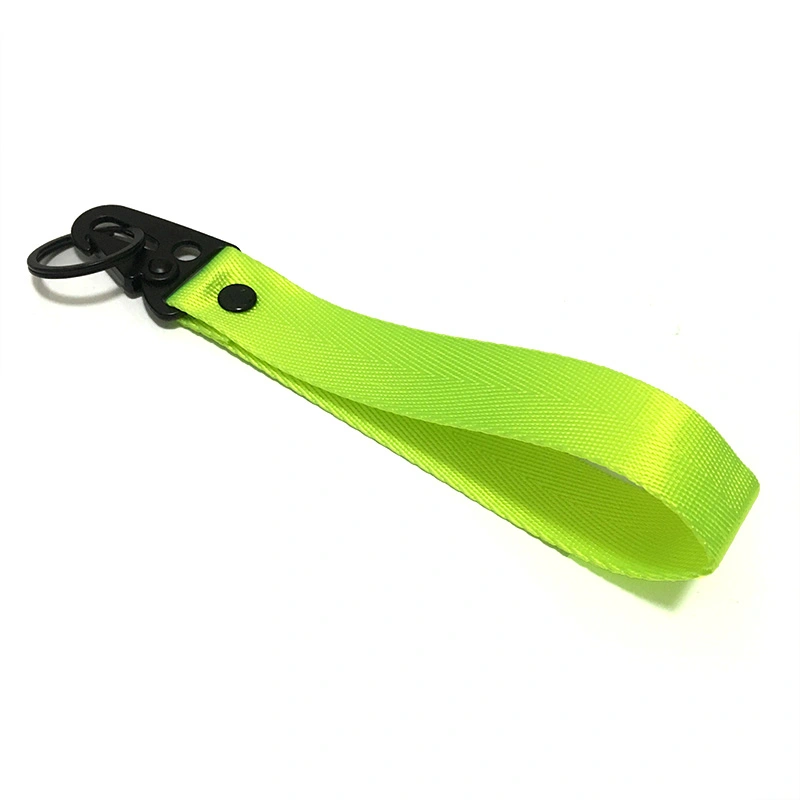 Color Metal High-end Car Webbing Keychain