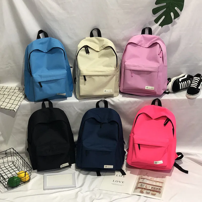 Japanese Simple And Versatile Backpack Casual Women's Bag