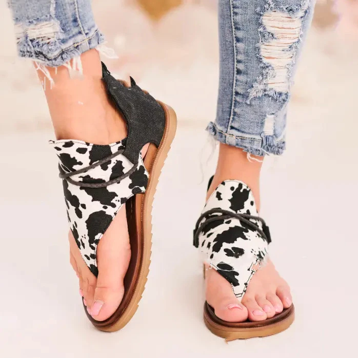 Large Size  Women Cross-border Lightweight Flat Sandals