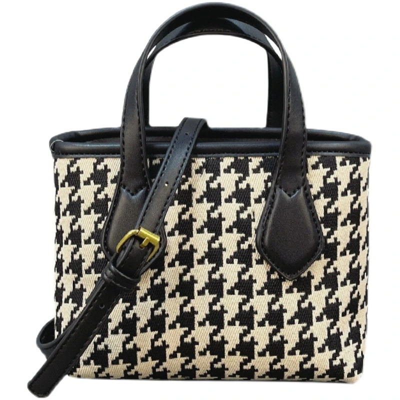 Fashion Houndstooth Single-shoulder Messenger Bag