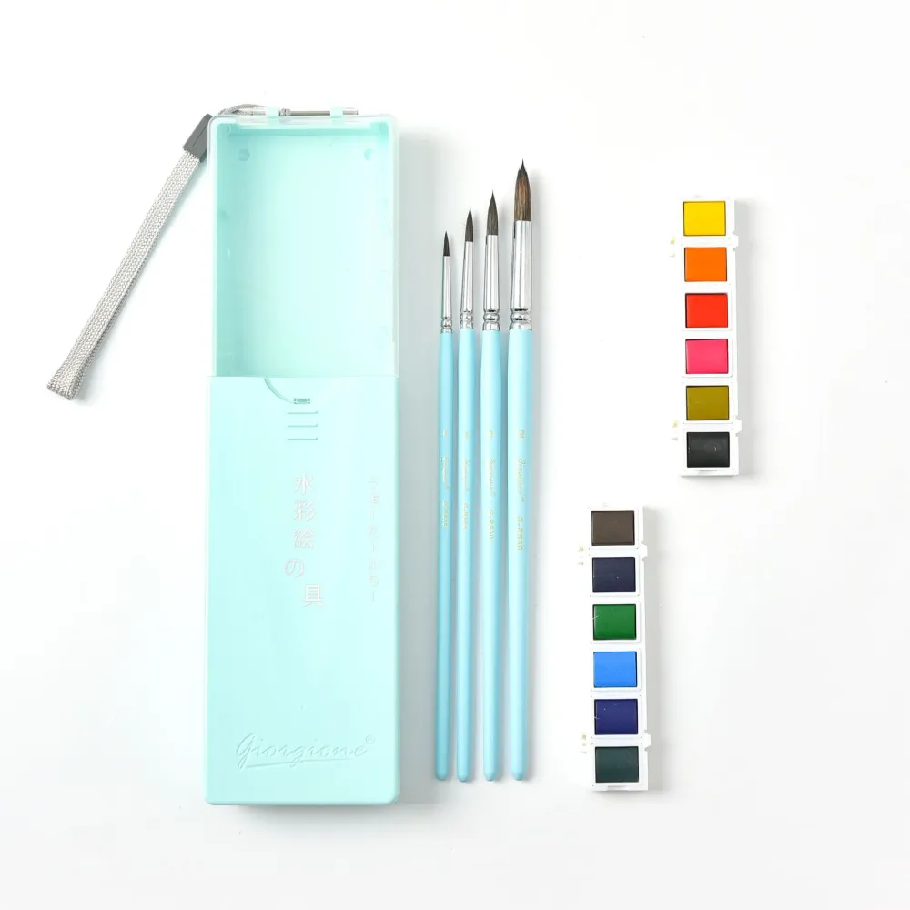 Watercolor Paint Children's Crayons Art Brush Set