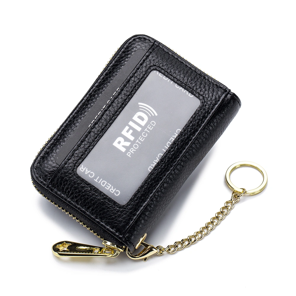 Organ Zipper, Leather Bank Card Case, Key Case