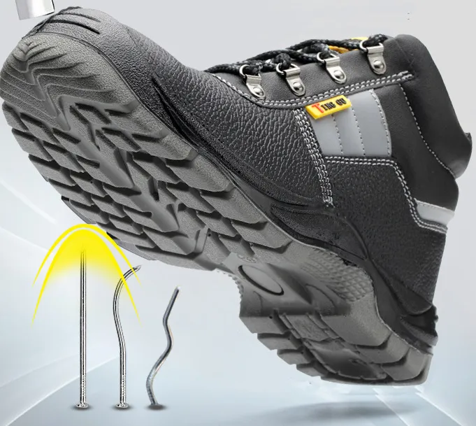 Safety Shoes Heavy Duty Sneakers Toe Cap Steel Protection Boots For Men