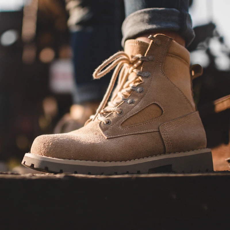 Martin Boots Men's Trendy Desert Spring And Winter British Style