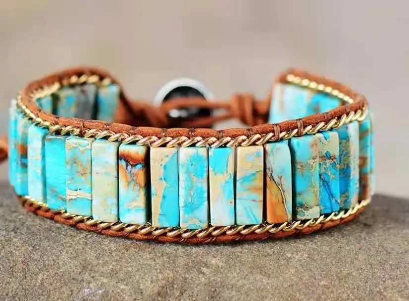 Woven Leather European And American Bohemian Creative Jewelry