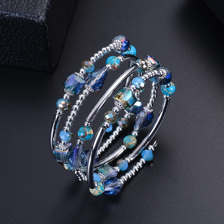 Natural Crystal Winding Bracelet Natural Stone Turquoise