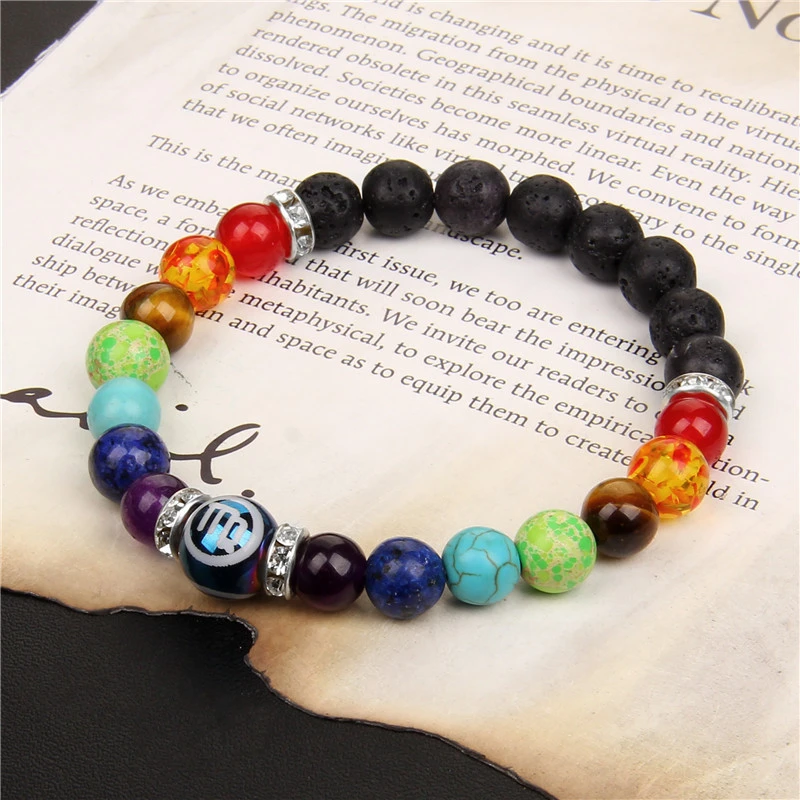 New Seven Chakra Meditation Bracelet Couple Constellation Men And Women