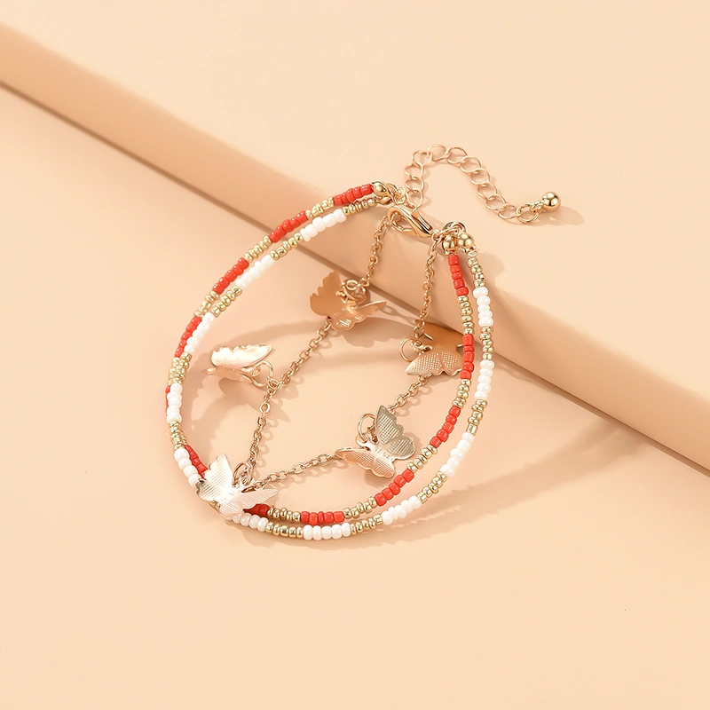 New European And American Cross-border Inlaid Fashion Anklet