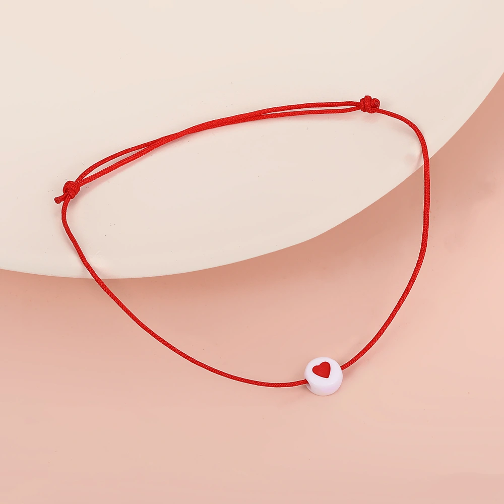 European And American Retro Simple Acrylic Love Bracelet