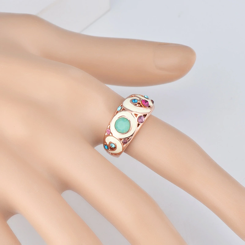 Bohemia Small  Oil Drop Diamond Ring