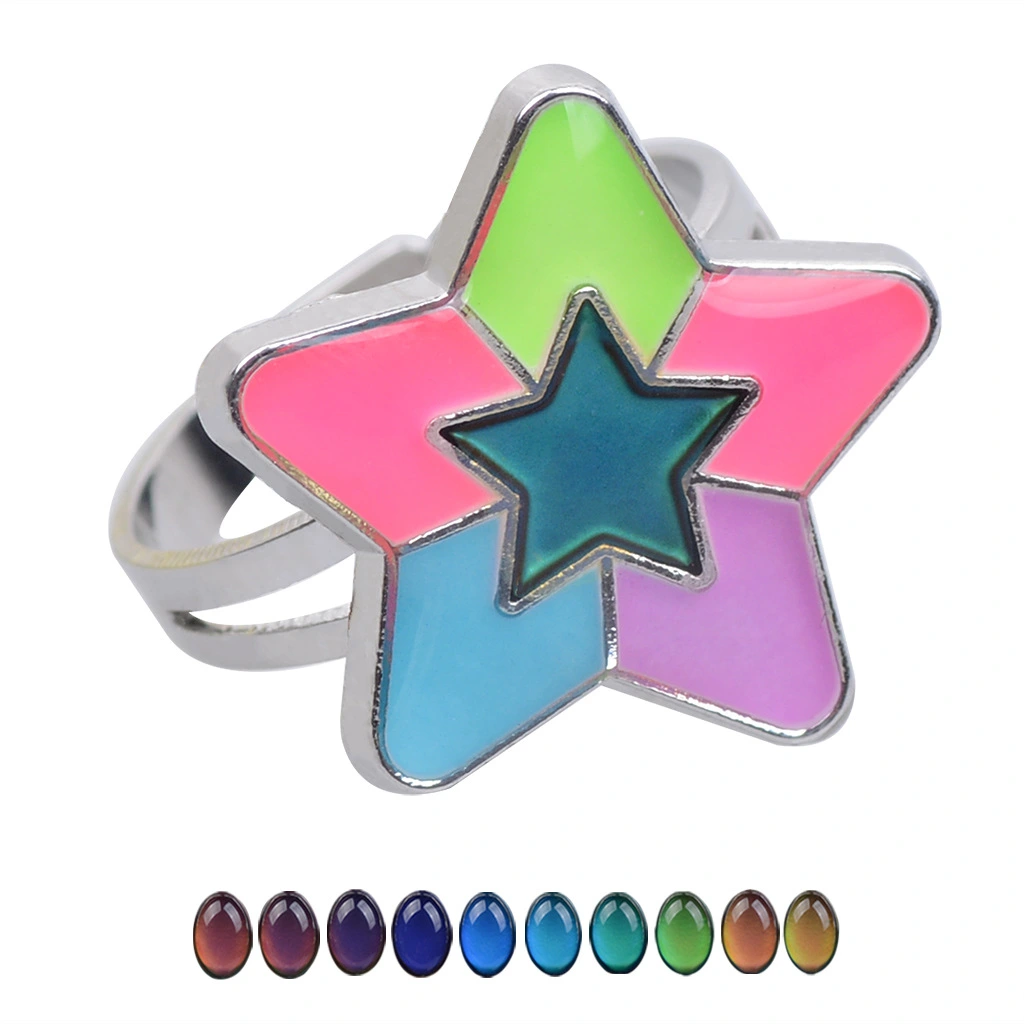 Adjustable Temperature And Mood Color Ring