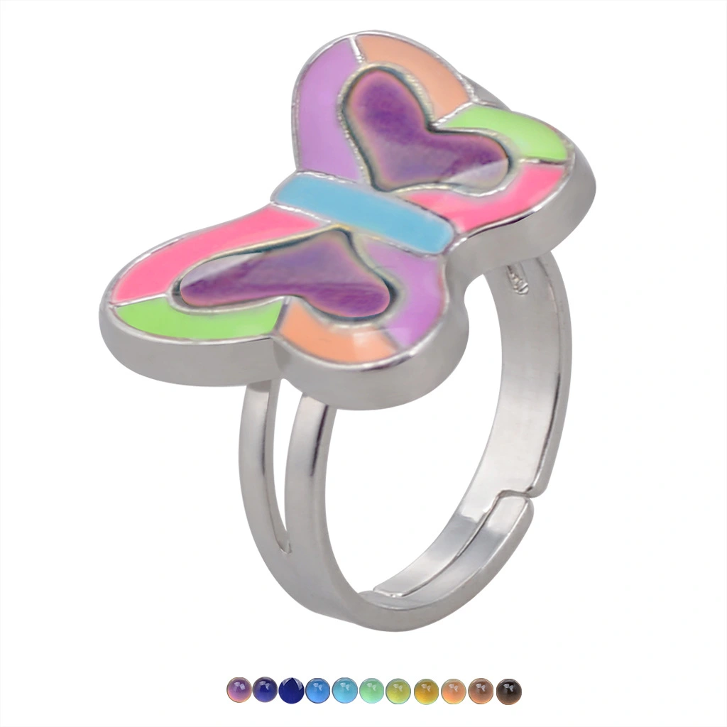 Adjustable Temperature And Mood Color Ring