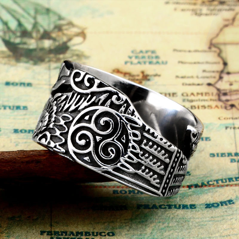 European And American Men's Trend Stainless Steel Ring