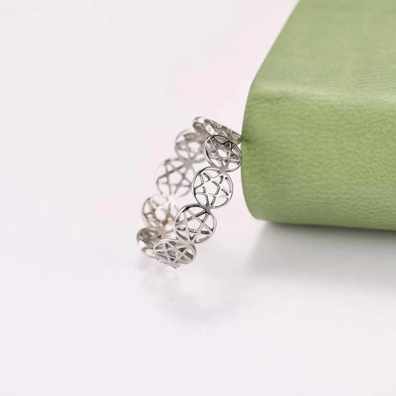 Fashion Stainless Steel Five-pointed Star Ring
