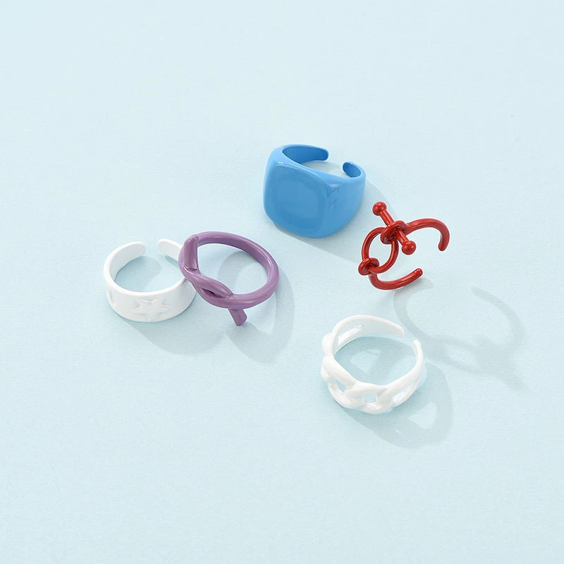 Fashion New Ladies Alloy Ring Alloy Ring Set