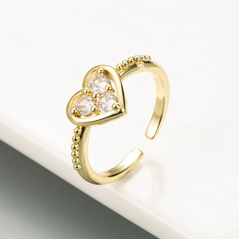 Christmas Love Elk Gold-plated Copper Ring