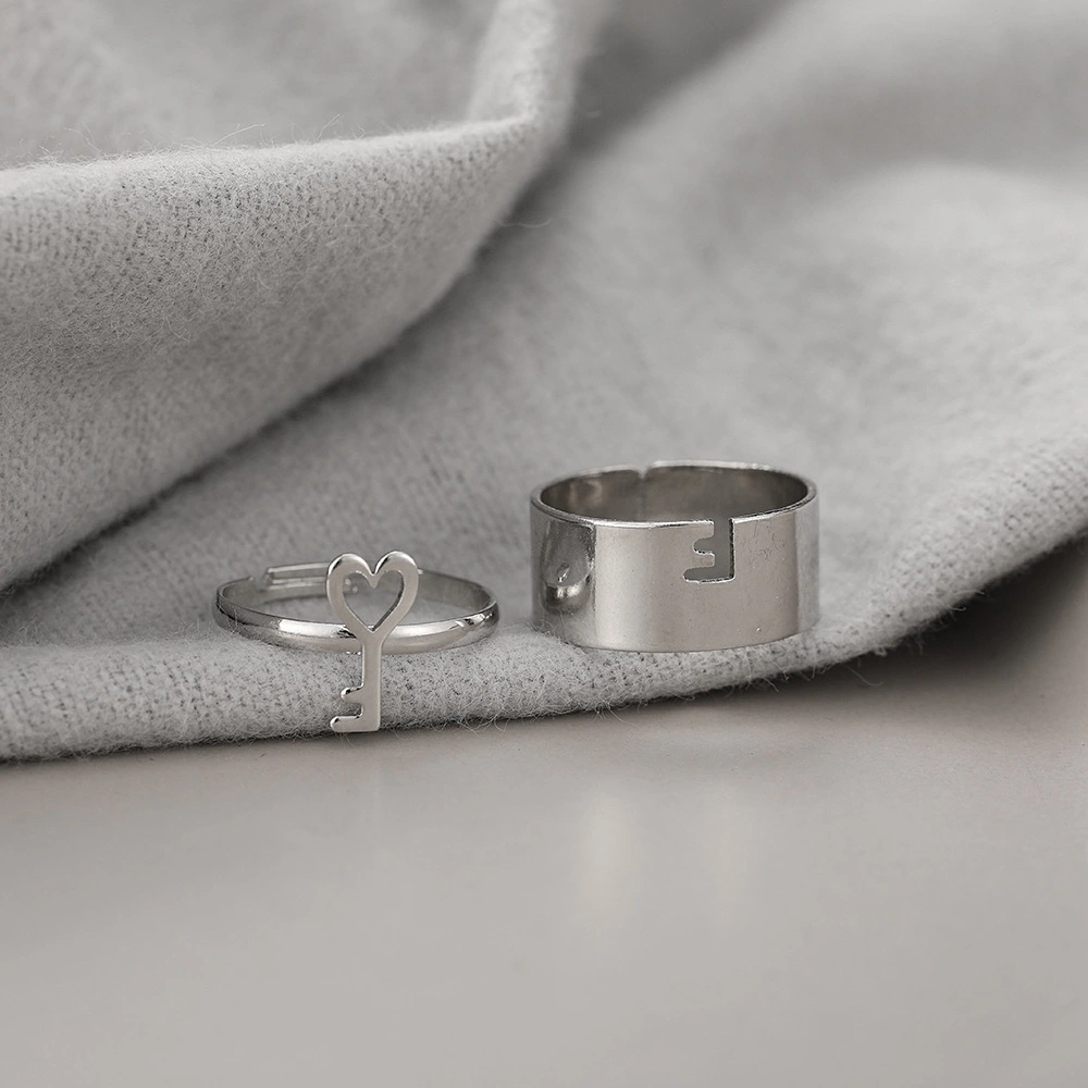 Punk Style Couple Ring Men And Women