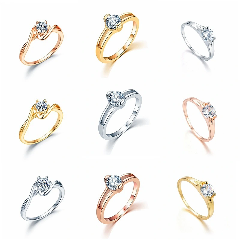 Simple And Versatile Rose Gold Diamond Ring