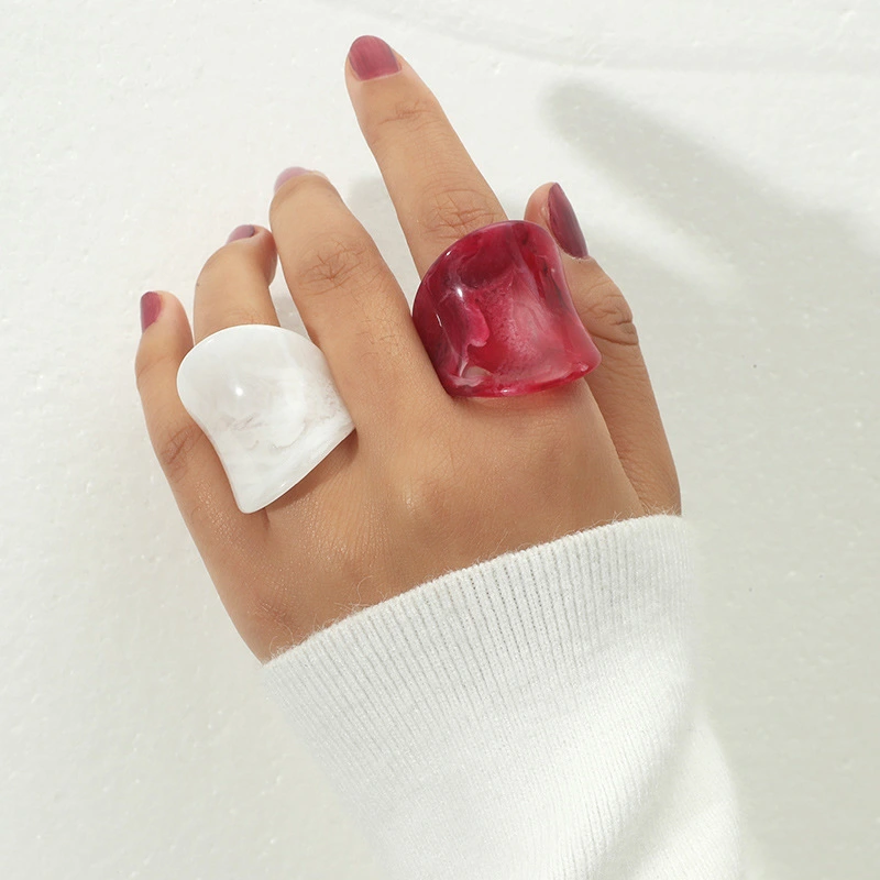 Niche Design Simple Ins Acrylic Ring