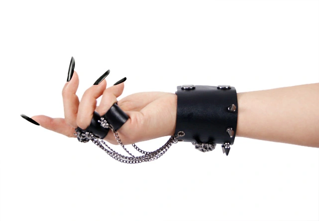 Punk Vision Skull Multi-Chain Finger Bracelet