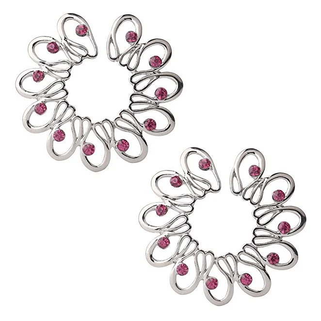 Stainless Steel Flower-shaped Fake Ring Breast Jewelry Punk Style Body Piercing