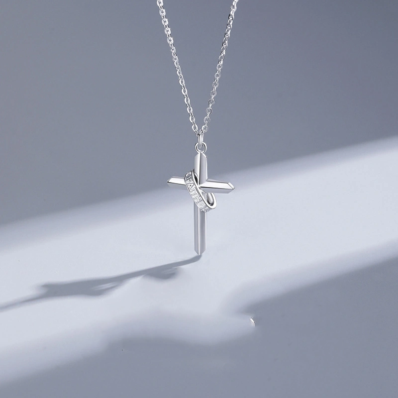 Fashionable Long Men's Light Of Faith Necklace