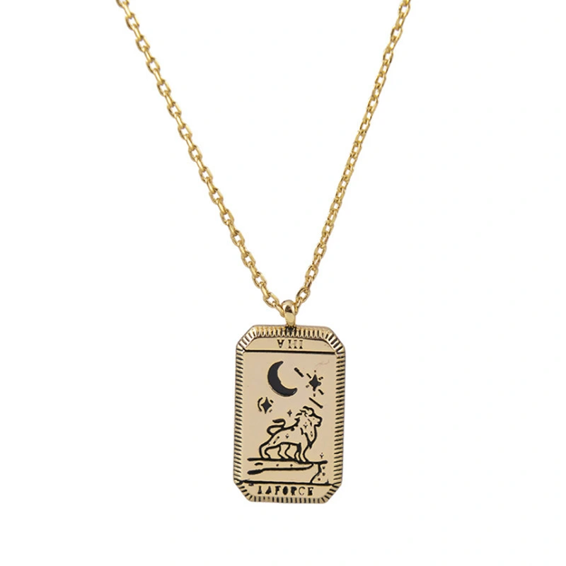 Jewelry Simple European And American Fashion Tarot Necklace