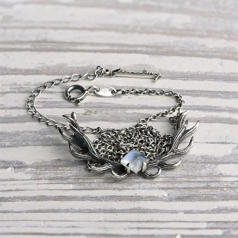 Elk Necklace Jewelry Party Female Charm Necklace Jewelry Clavicle Chain