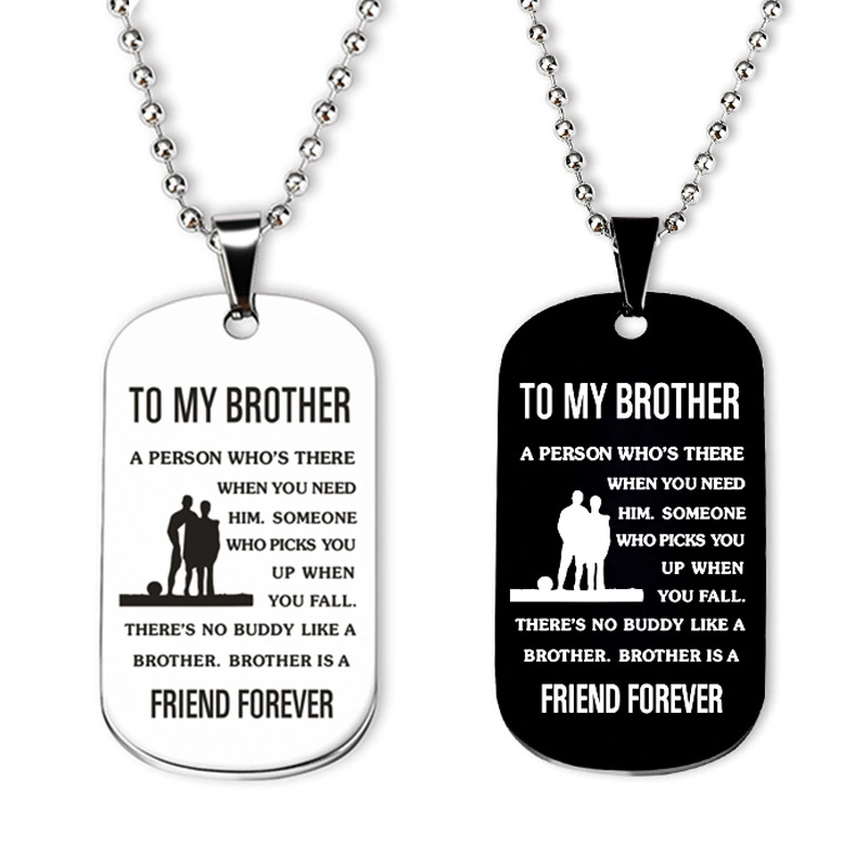 Stainless Steel Military Brand Keychain Necklace Jewelry