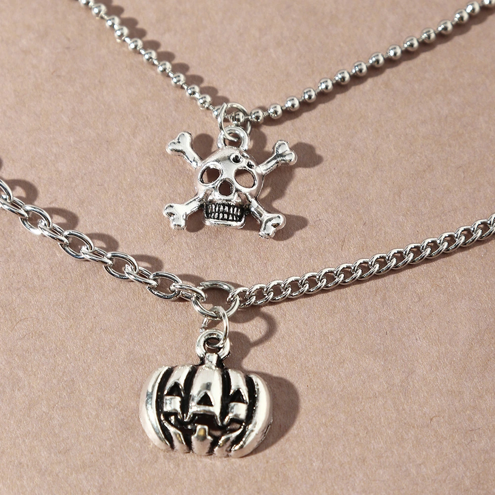 Personalized Items With Punk-style Stacked Skulls