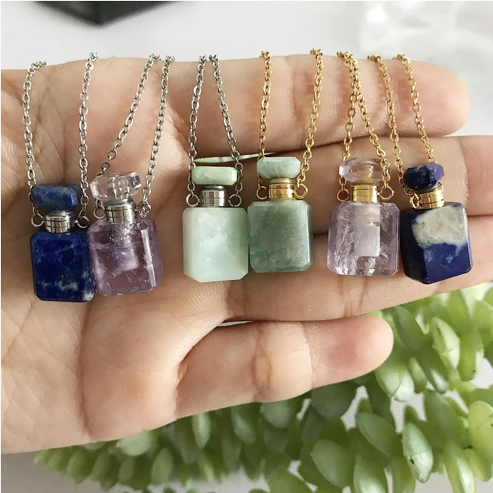 Can Hold Essential Oil Bottle Perfume Bottle Metal Necklace